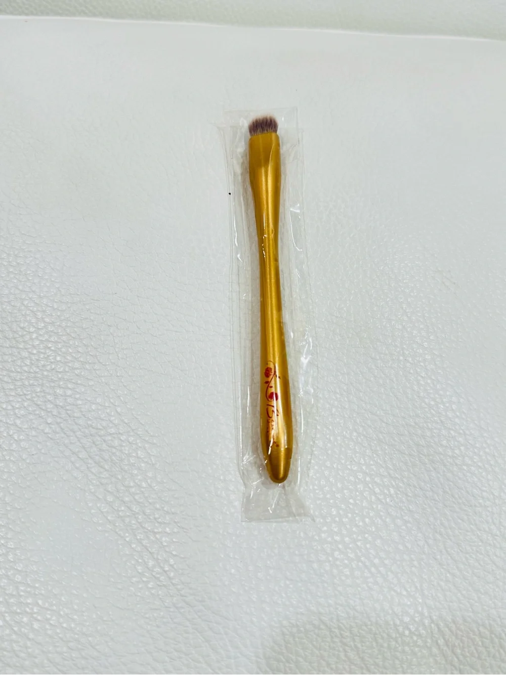 Besame cosmetics Gold Eyeshadow Brush - Soft Synthetic Bristles
